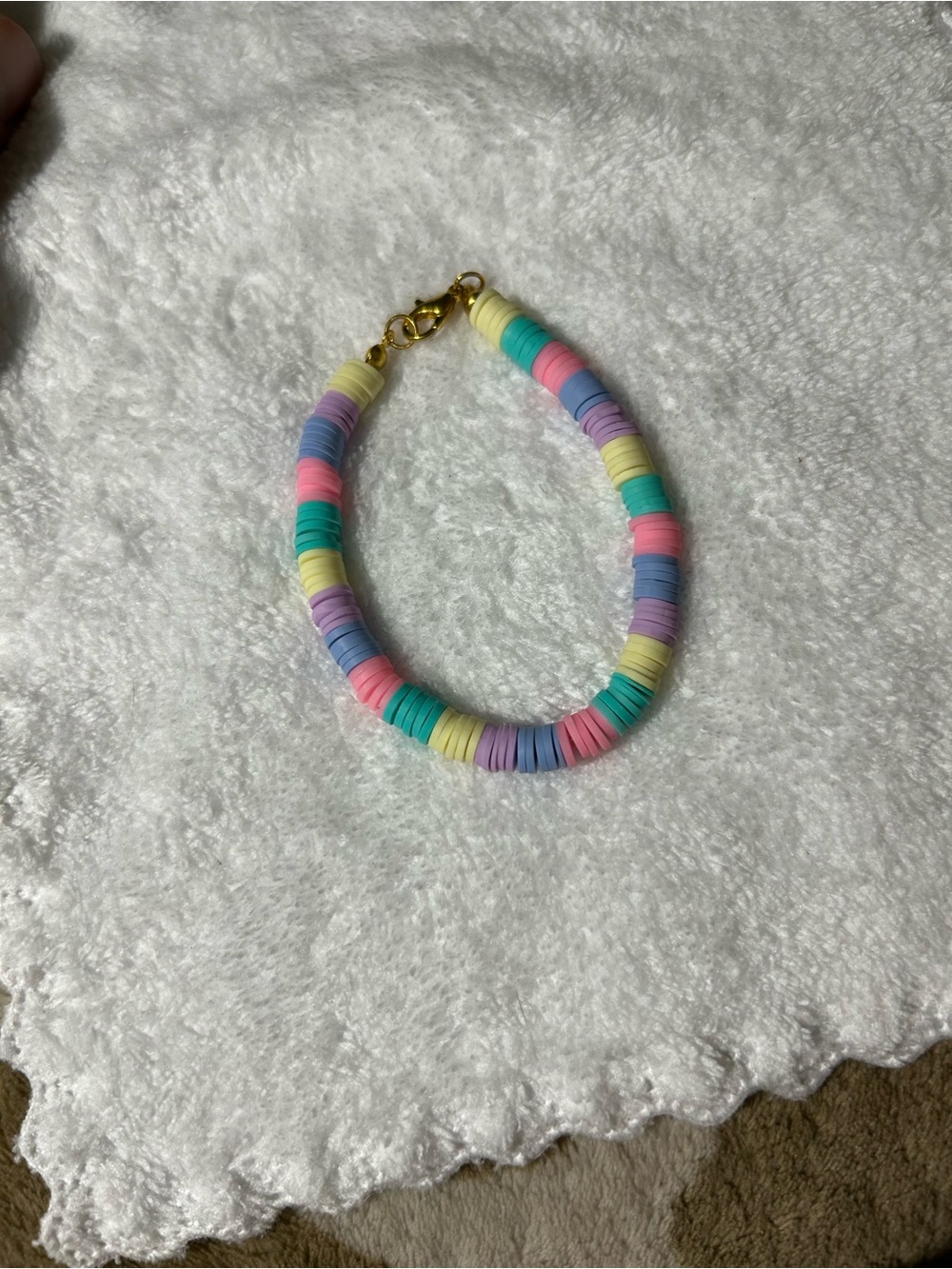 Kids Pastel Beaded Bracelet - Multicolor